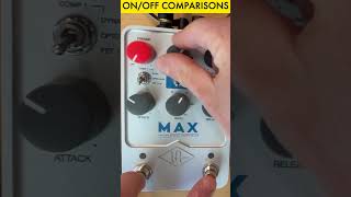 UAFX Max Dual Compressor Guitar Pedal OnOff guitarpedals [upl. by Ahseekan]