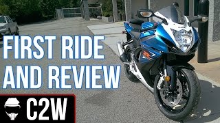 GSXR 600  First Ride and Review [upl. by Mathews]