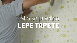 Kako se lepe tapete Pogledajte pravilan postupak [upl. by Borries667]