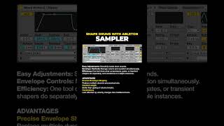 Shaping Drums with Sampler Amp Envelope [upl. by Kirkpatrick]