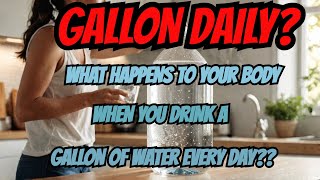 What Happens to Your Body When You Drink a Gallon of Water Every Day [upl. by Claire159]