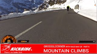 KICKBIKE MOUNTAIN CLIMBS  Grossglockner with Kickbike Race MAX 28  part II downhill [upl. by Ariella]