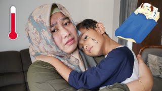 ALI SAKIT DEMAM REWEL 🥵 Mamah Bawa periksa ke dokter  Ali vlog [upl. by Fugate474]