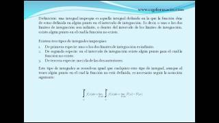 integrales impropias [upl. by Harimas]