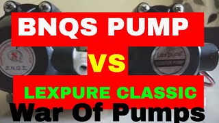 RO booster pumps BNQS vs Lexcru Classic 100 gpd [upl. by Rafaelle]