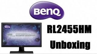 BenQ 24quot LED RL2455HM Monitor Unboxing 1080p HD [upl. by Carmon]