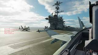 DCS World F18 Carrier Landing [upl. by Parsaye]