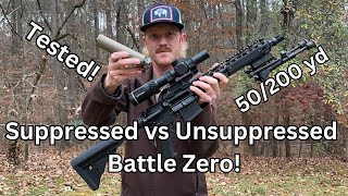 AR Battle zero deep dive suppressed vs unsuppressed [upl. by Enilehcim]