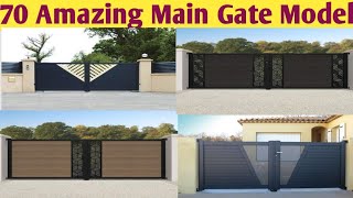 Amazing Main Gate Model Sliding Gates Designs Ideas [upl. by Teyut]