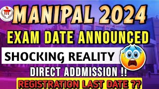 Manipal Exam Date 2024 Phase 1  Last date of MET registration 2024 [upl. by Itsrik]