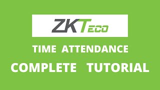 ZKTeco Time Attendance Complete Setup in Bengali  জিকেটেকো টাইম অ্যাটেনডেন্স সেটআপ টিউটোরিয়াল [upl. by Emelina]