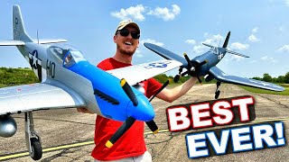 Best WARBIRDS In The WORLD EFlite P51 Mustang amp F4U Corsair RC Airplanes [upl. by Adrian]