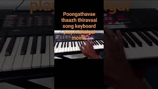 Poongathavae thaazh thiravaai song keyboard playNizhalgal movie [upl. by Gladis]