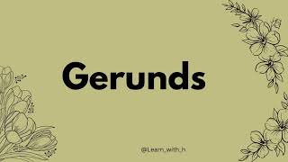 Gerunds  Ep 14 english englishgrammar youtubevideo gerunds [upl. by Giarg699]