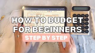 Budgeting for Beginners  How to Budget Biweekly Paycheck [upl. by Yasnyl]