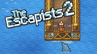 TAMING a DOLPHIN and Riding it to FREEDOM  The Escapists 2 Gameplay [upl. by Nnylrac628]