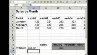 HLOOKUP in Excel  how to use it and edit it Walkthrough explanation [upl. by Atinav780]