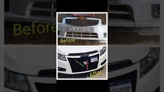 car Bumpur modified  Verna Fluidic modified  car paint  bumper dent repair [upl. by Pittel767]