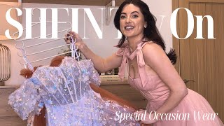 SHEIN Special Occasion Try On Haul  Wedding Guest amp Bridesmaid Dresses [upl. by Brown]