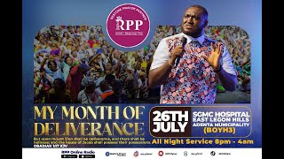 RESTORE PRAYER PARTNER  FINALS MY MONTH OF DELIVERANCE  26TH JULY 2024 [upl. by Naujud109]