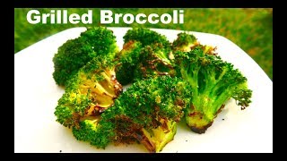 Grilled Broccoli Easy Recipe [upl. by Shena]