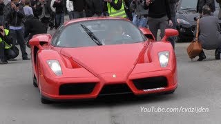 Ferrari Enzo LOUD Start Up and Acceleration sound [upl. by Bethena]