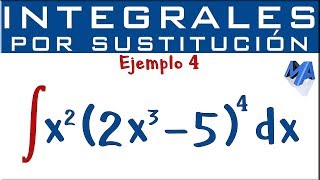 Integración por sustitución  Ejemplo 4  Multiplicación [upl. by Tak]