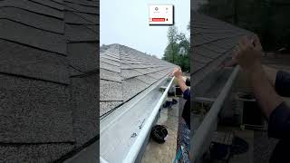 How to Fix Water Leaking Behind Your Rain Gutter shorts diy [upl. by Valentino]