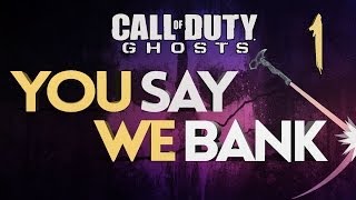 CoD Ghosts quotYou Say We Bankquot Challenge Ep1  Throwing Knife Bankshot Showcase  Lemon amp Mushroom [upl. by Eilatan841]