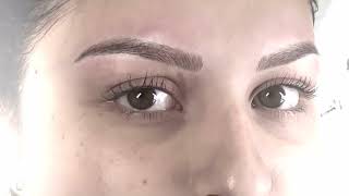 Microblading phibrows Phishading [upl. by Bonina]