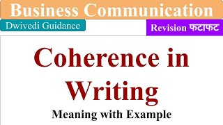 Coherence coherence in writing specific writing features coherent in business communication mba [upl. by Nylidam]