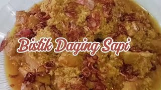 Resep Bistik Daging Sapi dijamin enak❗bistik bistikdaging olahandagingsapi [upl. by Barny]