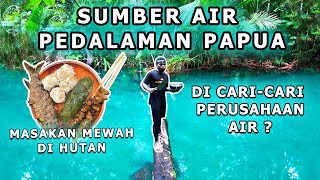 SUMBER AIR PAPUA PALING JERNIH  BERBURU IKAN DAN MASAK DI PEDALAMAN PAPUA [upl. by Edyaw886]