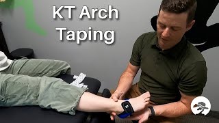 Easy KT Arch Tape for Plantar Fasciitis and Heel Pain [upl. by Ndnarb]