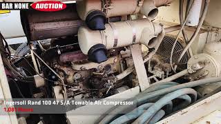 Ingersoll Rand 100 47 SA Towable Air Compressor [upl. by Berget]