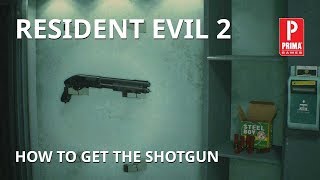 Resident Evil 2  How to Get the Shotgun [upl. by Danialah]