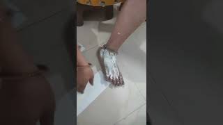 self leg waxwaxing  white chocolate waxliposoluble wax for all skin type Jyoti Saini [upl. by Alica608]