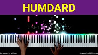 Humdard Piano Instrumental  Hamdard Ringtone  Tutorial  Notes  Karaoke  Hindi Song Keyboard [upl. by Atnoved111]