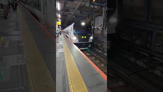 2209分渋谷駅を通過するE257系 [upl. by Eecal979]