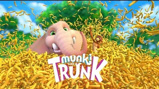 New Episode Munki and trunk Sticky Situation  Happy holidays Munki Trunk Cartoon  Jungle Beat 😍💯 [upl. by Claudianus]