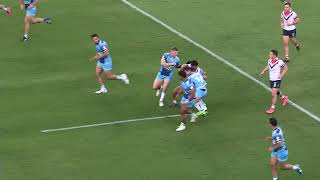 2016  NYC U20s  Round 10  Sydney Roosters vs Gold Coast Titans 1st Half [upl. by Annek]