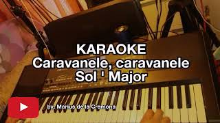 Caravanele caravanele Sol  Maj  KARAOKE [upl. by Nhor]