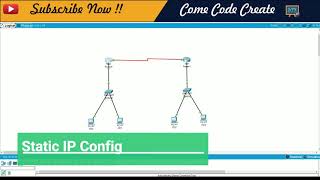 Static IP Configuration in Cisco Packet Tracer  Computer Communication [upl. by Sutsugua]