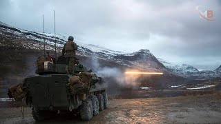 US Marines with Light Armored Reconnaissance Battalion conduct a platoon terrifying attack [upl. by Ainitsirc353]