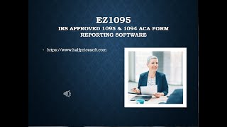 ez1095 IRS Approved ACA Reporting Software [upl. by Martineau279]