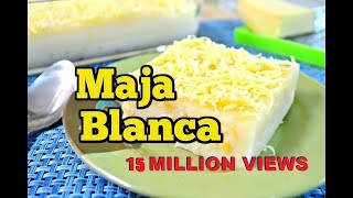 Maja Blanca Recipe Filipino Coconut Pudding [upl. by Loy]