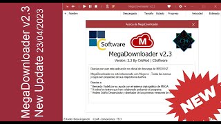 MegaDownloader v23  New MegaDownloader  MEGA sin limites  2023 [upl. by Jp]