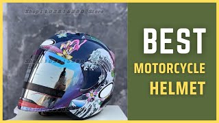 Best Motorcycle Helmet  Ram3 Oriental Dragon Half Motorcycle Helmet Review in 2025 [upl. by Ahsykal]