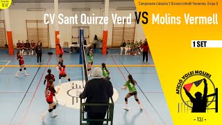 1 SET de la 13 Jornada entre el Sant Quirze Verd VS Molins Vermell [upl. by Ardnoek]