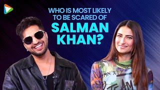 Palak Tiwari amp Jassie Gill play a fun game of ‘Who is most likely to’  Salman Khan  KBKJ [upl. by Winer]